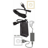 Alimentatore per mini frigo portatile Yolco con cavo e compatibilità 100-240V